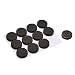 AmazonBasics - Almohadillas de goma para muebles, redondas, de 2.54 cm, color...