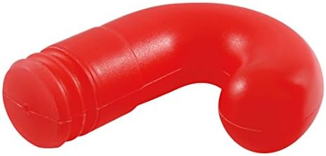 Plastic Candy Cane Tube Toppers - 2" Candy Cane Topper LDPE Red MOCAP CCT2.000RED (qty140)
