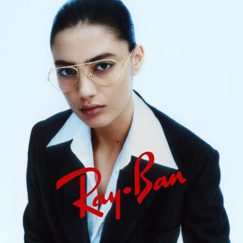Image of Ray-Ban Unisex Rx6489 Aviator Aviator Prescription Eyeglass Frames