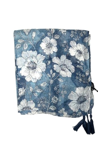 Pashmina femme Pashbag 19871 bleu pour se protéger du froid avec style lors de vos sorties