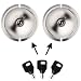UFO-398 8080332315D Cerradura furgoneta, 0 V, Níquel mate, Double