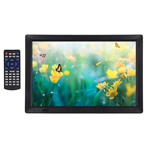 TV portátil de 14 pulgadas HD LED TV 1920x1280 reproductor multimedia con pantalla TFT-LED, interfaz USB, ranura para tarjeta de memoria, batería incorporada de 1800 mAh, pequeño televisor al aire