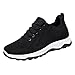 Baskets femme chaussures de course respirantes baskets de fitness femmes de course loisirs chaussures de plein air maille sport femme baskets femme style chaussures 41, Noir , 38 EU