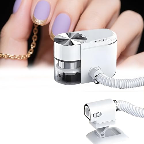 DPLWJPP Aspirador de Uñas Profesional para Uñas Aspiradora de Uñas de Velocidad Ajustable Extractor de Polvo para Uñas de Escritorio para Salones de Manicura