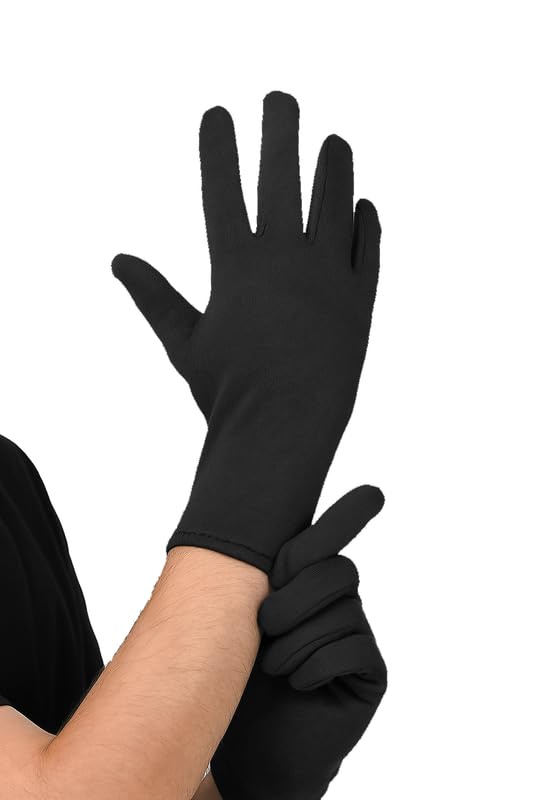 MIKONIKO Soft Cotton Double Layer Gloves for Men & Women – Gym, Running, Cricket & Outdoor Activities (Free Size,Pack of 1 Pair)-picture-11