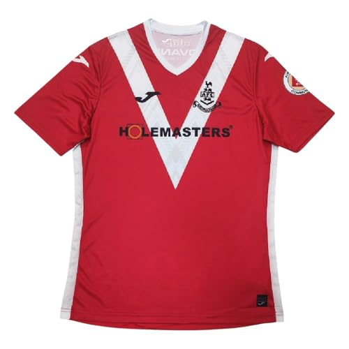 Image of Joma Airdrieonians FC Men's Away Football Shirt Jersey 2025-2026 (UK, Alpha, L, Regular, Regular) Red