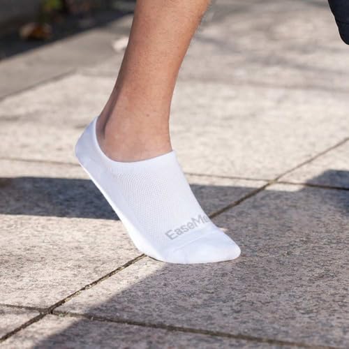 No Show Socks for Men 6 Pairs Casual Low Cut Cotton Socks with Non Slip Grips2