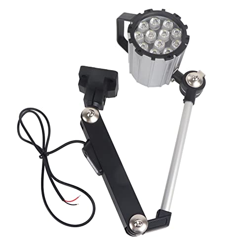 FTVOGUE Lámpara LED CNC Impermeable 12W 24V - Plegable A Prueba De Aceite Con Brazo Telescópico