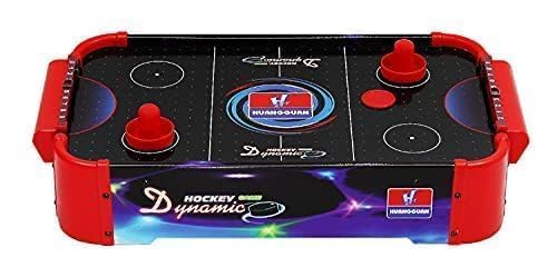 Pihura Air Hockey Table Set for Kids - Indoor Sports Game with Light-Up Air Hockey Board | Fun & Fast-Paced Game for Boys & Girls | Compact & Portable.. 2