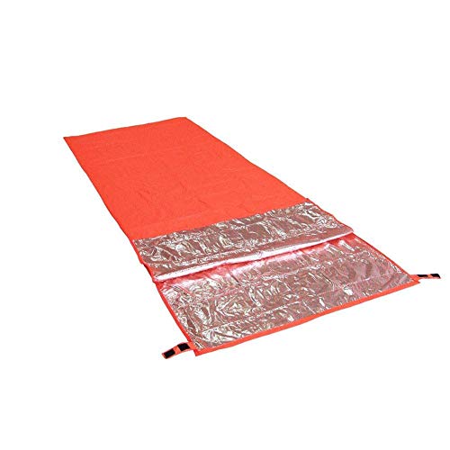 Emergency Survival Sleeping Bag Portable and Waterproof Thermal Drawstring Blankets Envelope Mummy Bivy Bags for Summer Outdoor Adventures Camping Hiking Surviving