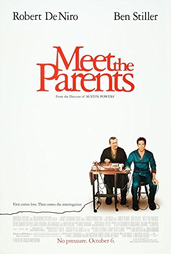 MEET THE PARENTS Original Movie Promo Poster - RARE - 11x17 - Ben Stiller - Robert De Niro - Teri Polo - Blythe Danner