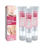 Brustvergrößerung Creme, Po-Lift-Creme, Brustvergrößerungscreme, Brustvergrößerung, Vollere Hüften und Brüste, Gesäß, Brustpflege Creme zur Straffung, Vergrößerung und Volumenbildung der Brust (3PC)