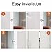 BE-TOOL 4 Sets Concealed Magnetic Door Catch Cabinet Hardware Fitting for Kitchen Glass Doors Cupboard Furniture Door Cabinet Barn Latch