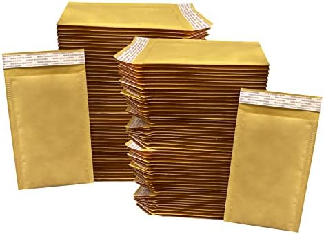 Buste Per Spedizioni Imbottite 400 Buste Imbottite A Bolla Kraft Formato #4, Dimensioni 9.5x14.5 Pollici, Per Spedizioni Buste Imbottite A Bolle - Foto 13