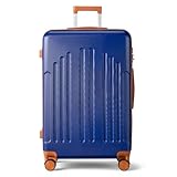 LEADZM Valise Cabine Rigide en ABS Léger, Bagage Cabine 55x35x25, Valise Soute Suitcase de...