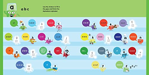 Alphablocks Stick, Play and Learn: A Sticker Activity Book