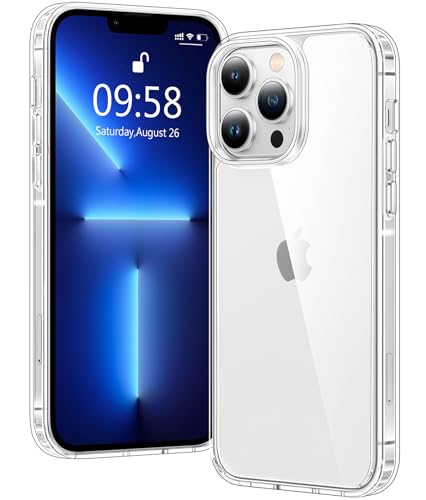 Voyahülle Clear Case for iPhone 13 Pro - Ultra-thin, Shockproof TPU, Anti-yellowing, Crystal Clear