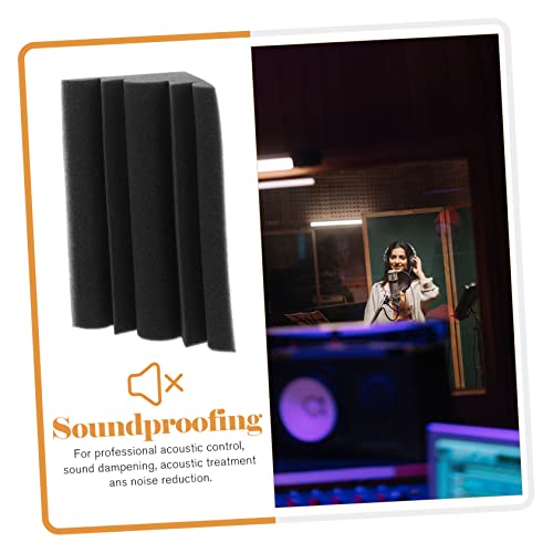 8pcs Paneles Acústicos Absorbentes de Sonido en Esquina para Estudio, Home Theater y Sala de Control Material Ignífugo para Reducción de Ruido de Baja Frecuencia miniatura 5