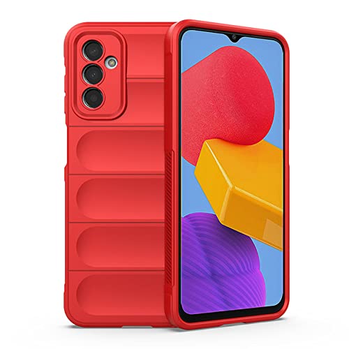 Coque antichoc pour Samsung A13 5G rouge parfaite pour le travail et les loisirs