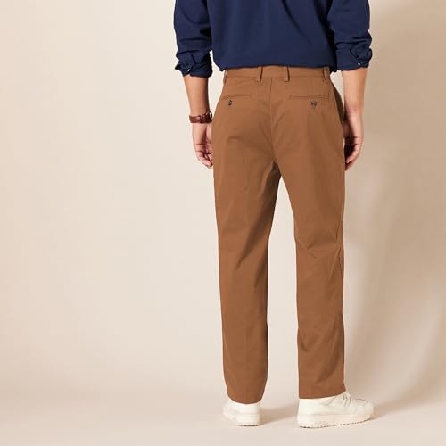 Image of Amazon Essentials Men's Classic-Fit Wrinkle-Resistant Flat-Front Stretch Chino Pant