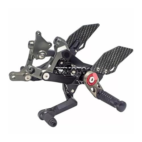 Kit repose-pieds arrière carbone Panigale V4 pour remplacer les pièces ternies