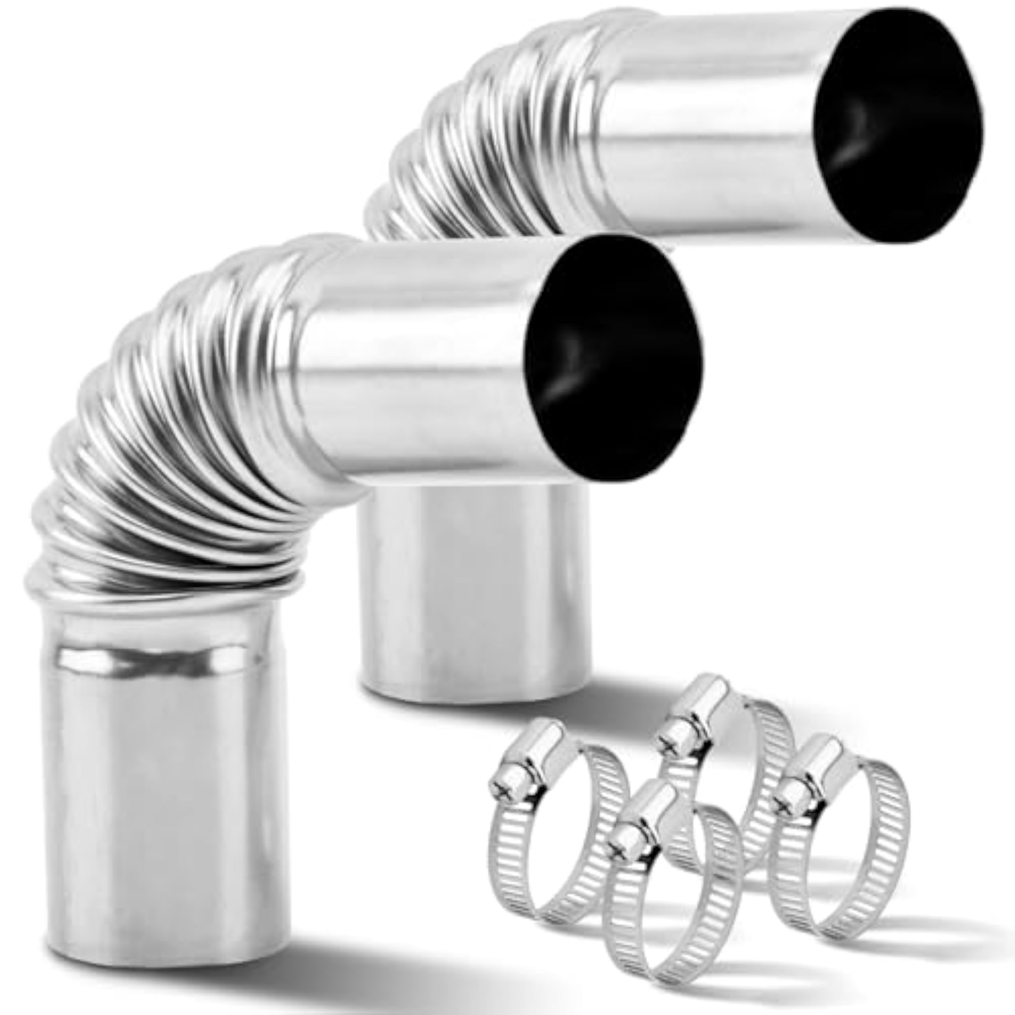 2pcs Diesel Heater Exhaust Pipe for Parking Air Heaters