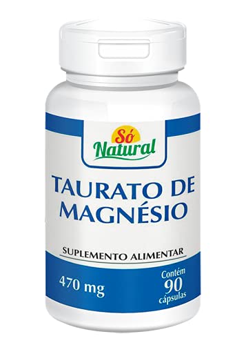 Taurato de Magnésio 470 mg 90 Cápsulas Só Natural