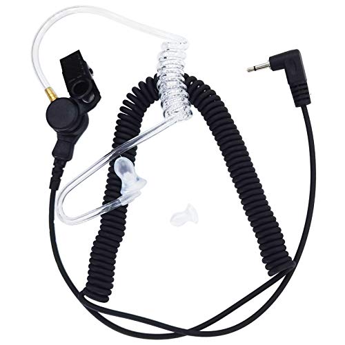 AOER Universal Listen-Only Acoustic Tube Headset Earpiece with 2.5mm Jack for Walkie Talkie Motorola Radio