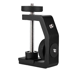 Camera Desktop Clamp, Universele Aluminium C-Type 1/4 Inch Desktop Mount Clip Clamp Stand voor Camera Statief Balhoofd…