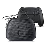 Conçu exclusivement pour Steam Controller2-Présente un design entièrement noir qui correspond parfaitement à la palette de couleurs Steam Controller2, avec un espace dédié pour ranger le contrôleur 2, le câble de charge, l'étui en silicone et d'autres accessoires.