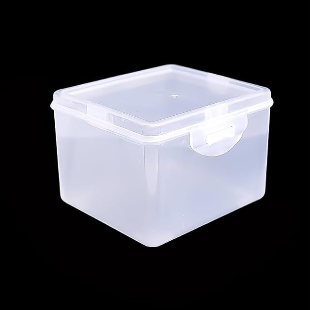 Multi-purpose Clear Storage Case Rectangular Plastic Organizer For Jewelry Headwear Household Organizers Box Medium