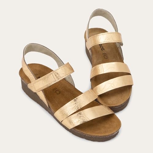 Image of NAOT Kayla Women's Sandals - Supportive 3-Strap Design with Backstrap, Cork & Latex Footbed - Arch Support - Travel-Friendly Comfortable Walking Sandals for All-Day Wear
