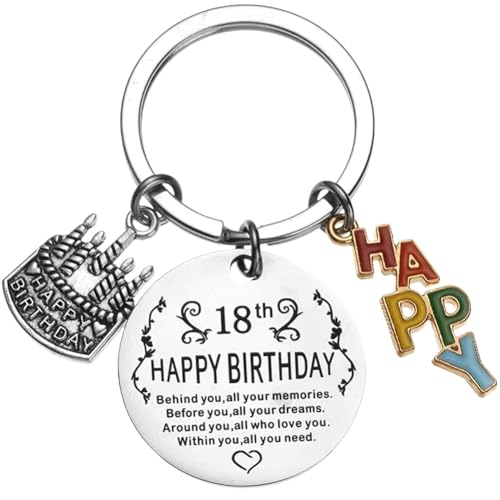 MKKZLPN Llavero Con Amuleto De La Suerte Para 18 CumpleañOs, Regalos De CumpleañOs Para Chicos/Chicas, Mejores Amigos, Hijos E Hijas MKKZLPN Llavero Con Amuleto De La Suerte Para 18 CumpleañOs, Regalos De CumpleañOs Para Chicos/Chicas, Mejores Amigos, Hijos E Hijas