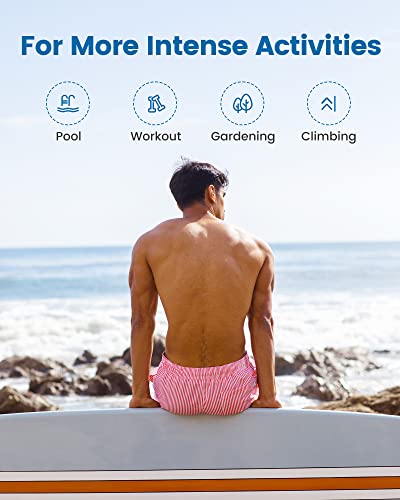 Image of maamgic 5inch Mens Swim Trunks with Compression Liner 2-in-1 Swimming Shorts Stretch Quick Dry with Zipper Pockets