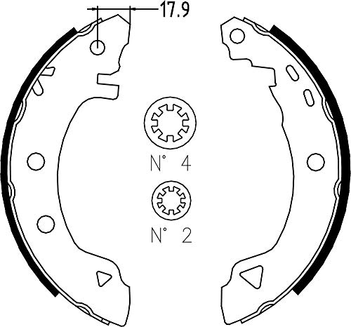 metelligroup 53-0001 - Bremsbacken