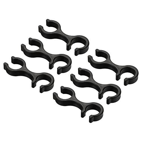 PATIKIL Trekking Pole Clips 6Pcs Walking Stick Accessories Double Rod Buckle Connector for Outdoor Hiking Camping