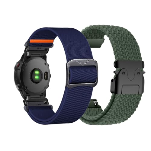 2�{ �Z�b�g �i�C�����o���h �Ή� Garmin Epix Pro 42mm �i�C������ �����o���h �L�k�� �}�O�l�b�g�o�b�N�� �����\ �ʋC�� �y�� �X�|�[�c �i�C���� �x���g�R���p�`�u�� Garmin Epix Pro 42mm ���f�B�[�X �����Y 