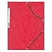 Produktbild Q-Connect KF02165 Flügelmappen Gummizugmappe Karton rot