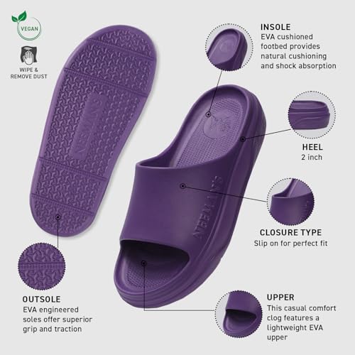 Image of Neeman's Cushers Slides for Men | CushyVerse Cushioned Waterproof Chappal | Arch Support Flip Flops & Sliders | Bounce Back Soft Cushioning Slipper for Daily Use
