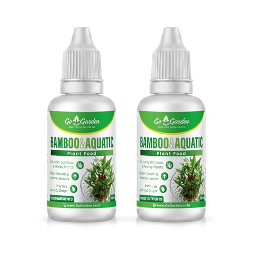 Go Garden Lucky Bamboo Plant Liquid Fertilizer 50ml X 2 | Bamboo ...
