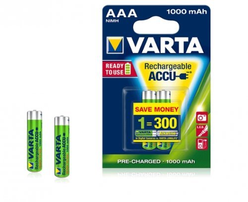 Ricaricabili Per Giocattoli Batterie Ricaricabili VARTA AAA Ready2Use - Pacco Da 4, 1000mAh, Precaricate, Senza Effetto Memoria Batterie Ni-mh Precaricate - Foto 8