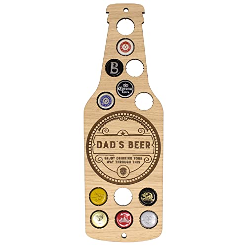 Image of That's Nice That Dad's Beer Bottle Cap Collector - Decorate Home Bar With Bottle Tops Cap Holder Gifts For Men - Perfect Best Dad Ever Gifts Or Fathers Day Gifts From Son Or Daughter