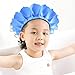 Baby Shower Cap Silicone Bathing Hat, Adjustable Shower Cap Kids, Infants Soft Protection Hat Safety Visor Cap Hat for Toddler Children 1-12 Years old/16.5-22.8 Inches