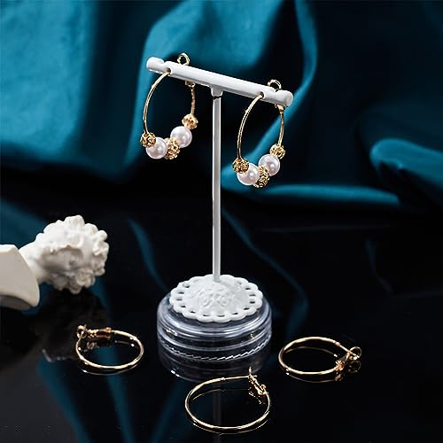BENECREAT 16Pcs 2 Size Real 18K Gold Plated Hoop Earring Findings - Image 4