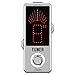 Rowin LT-910 Chromatic Tuner Pedal - Ultra-Precise Strobe Mode (±0.1% Accuracy), LED Display, True Bypass, Compact Metal Design (DC 9V Powered, Adapter not Included)