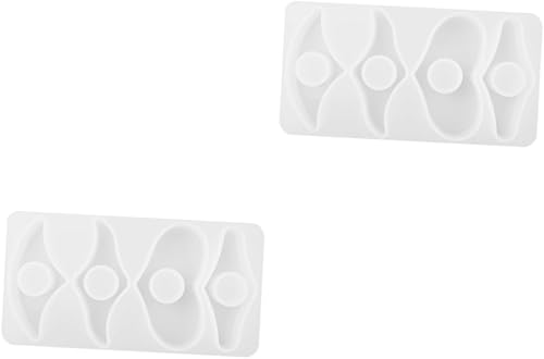 EXCEART Molde de marcador de silicona para marcapáginas, molde de marcador de epoxi, soporte para libro de pulgar, molde de resina epoxi, molde de