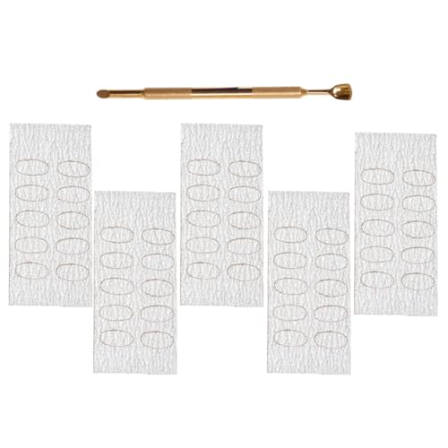 FOMIYES Dual Ended Cuticle Remover Nail Scraper Trimmer Nail Tool Set for Manicure Pedicure