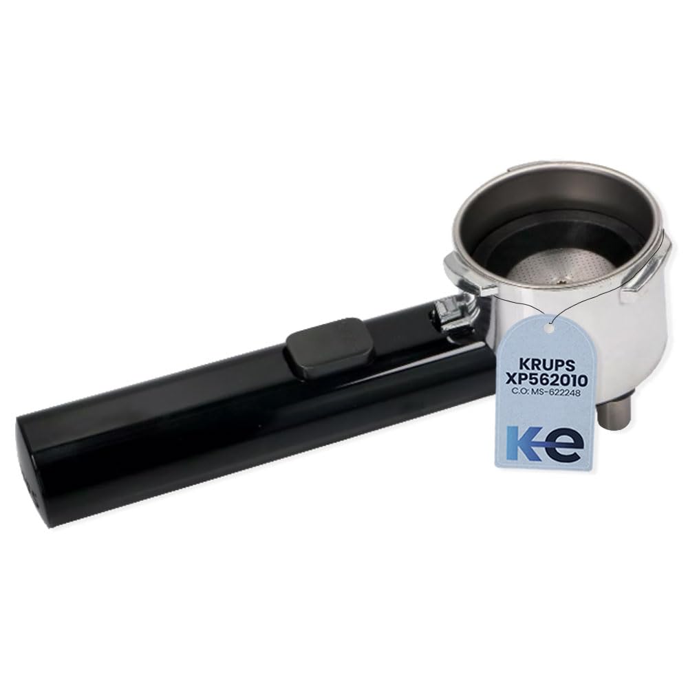 Anakel Home Repuesto Portafiltro Cafetera MS-​622248 Compatible con Cafetera Krups Espresso XP52 yXP56 | Desmontable, con Sistema de Bloqueo | 67 x 68 x 195 mm