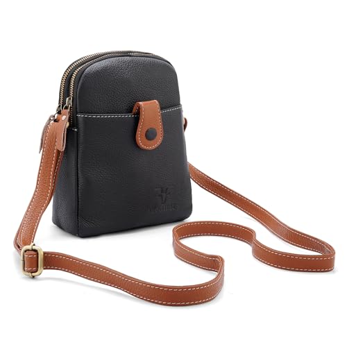 Image of Goatter Genuine Leather Small Sling Cross-Body Bag For Girls And Women's