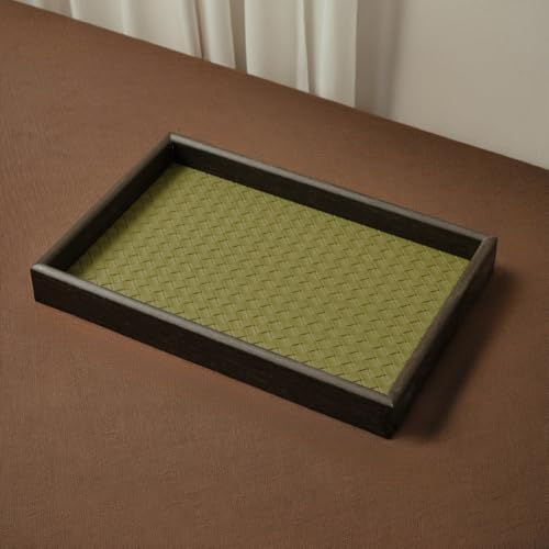 AOPIPI木ガラス天板の展示ケース、木製ジュエリー展示ケース、収納トレー、造型コレクションボックス、金属製宝物アAOPIPIクセサリー用展示道具、ジュエリーボックス・トレー、指輪・ネックレス展示収納パン、ブローチその他宝石類の並べ架 (F)